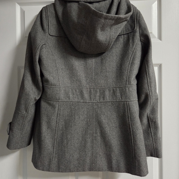 Apt. 9 Women's Wool Charcoal Gray Pea Coat Size XL - Picture 7 of 8